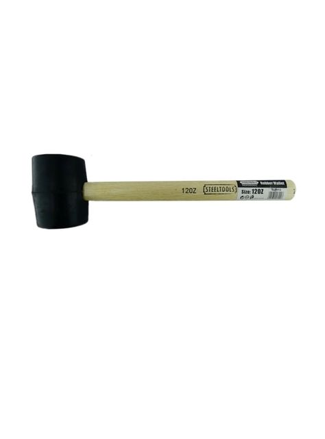 Combo Martillo Mazo Maceta De Goma 12oz Slrh12-2