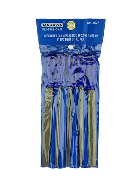 Juego Limas De Acero 5 Piezas 8 Pulgadas Mk0077-0