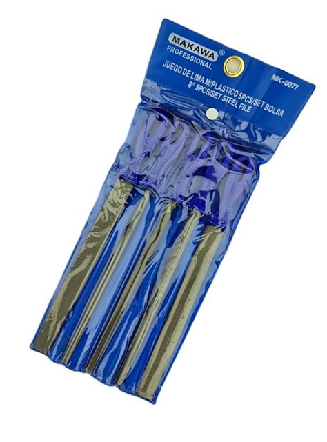 Juego Limas De Acero 5 Piezas 8 Pulgadas Mk0077-2
