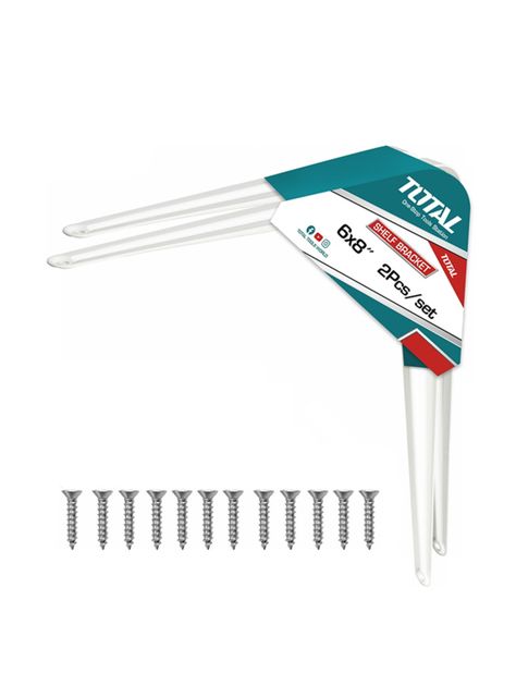Soporte Escuadra Para Repisa Estante 6''x8'' 2 Unds Total-0