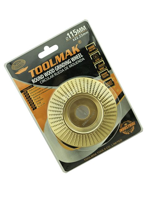 Disco Escofina Para Tallado Y Desbaste De Madera 115mm Tmk  -1
