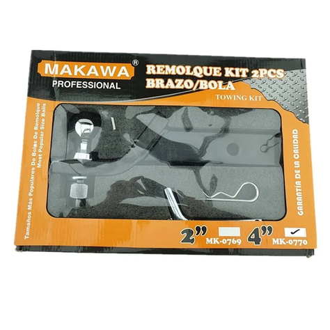 Kit De Remolque 2 Piezas Bola/Brazo 4 Pulgadas Mk-2