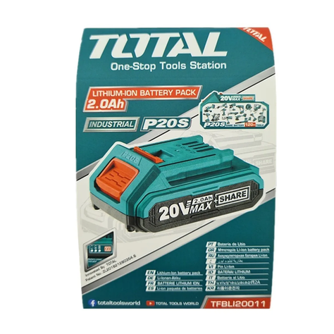Batería Litio-ion 20v 2ah Total Tfbli20011-2
