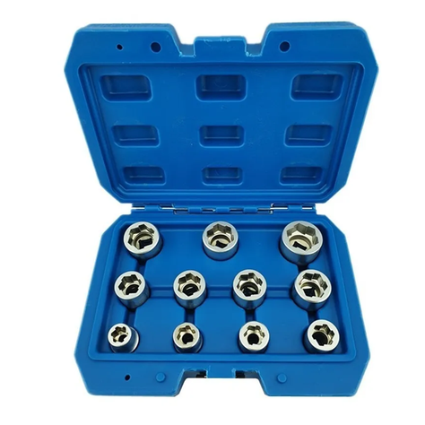Extractor Extraccion Tuerca Pernos Rodados 11 Pcs-0