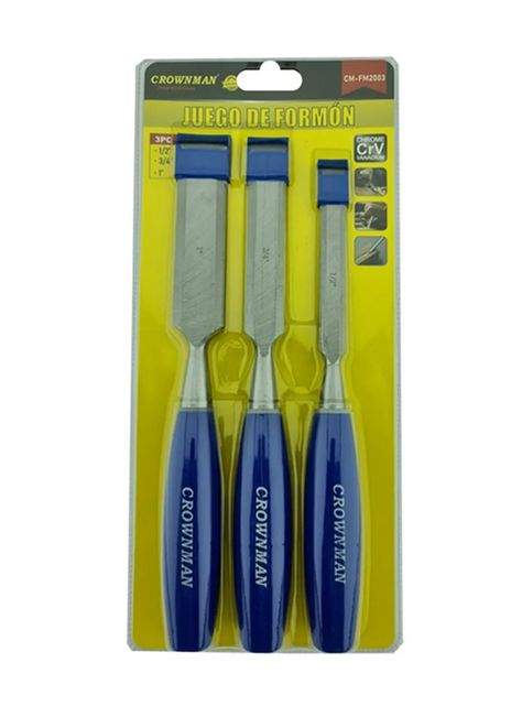 Juego De Cinceles Formon Madera 3 Piezas Cmfm2003-0