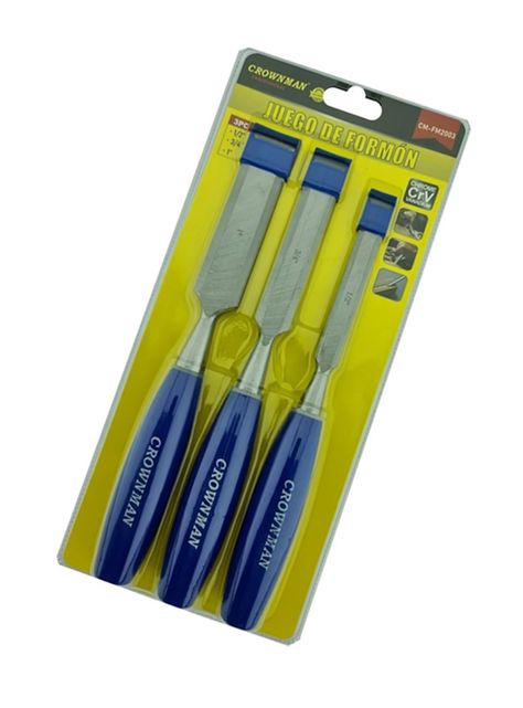 Juego De Cinceles Formon Madera 3 Piezas Cmfm2003-1