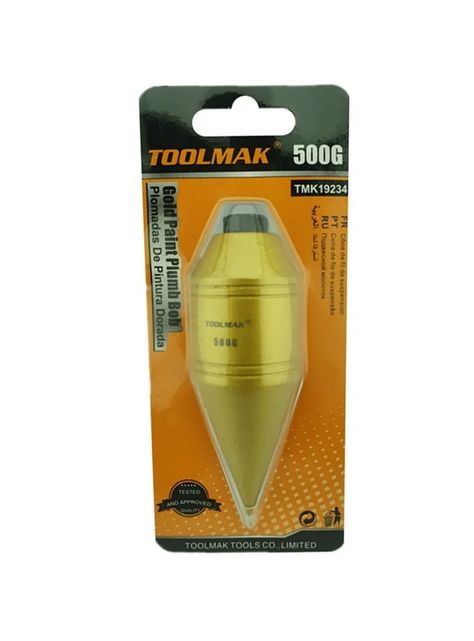 Plomada Plomo Para Albañil 500gr Toolmak Tmk19234-2