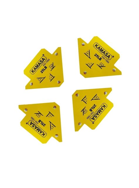 Pack 4 Escuadras Magneticas 25Lbs P/ Soldar Kamasa-1