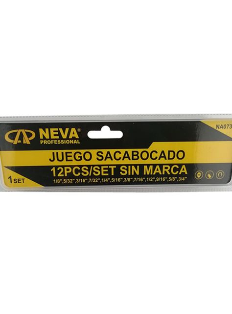Kit Set Juego Sacabocado De Impacto 12 Piezas Na073-2