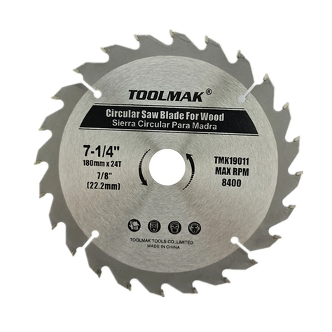 Disco Sierra Circular 7 1/4 PulG 24 Dientes Tmk-0