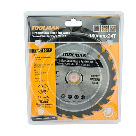 Disco Sierra Circular 7 1/4 PulG 24 Dientes Tmk-1