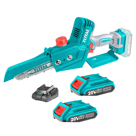Motosierra 20v 150mm Bateria + Cargador Total-0
