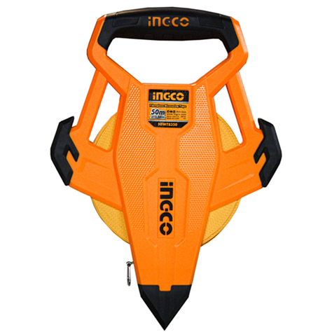 Huincha De Medir Fibra 50mts Ingco Hfmt8350-0