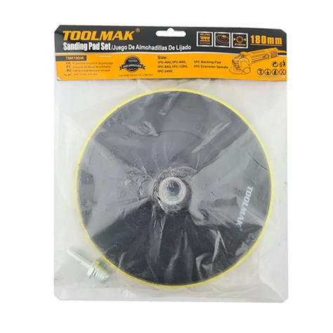 Accesorios P/ Pulir 180mm 7 PulG Con Adaptador Tmk-1