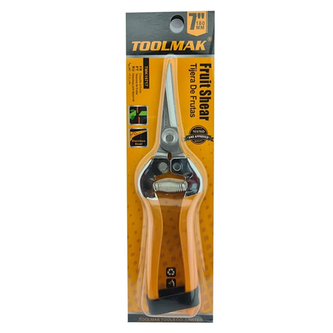 Tijera De Podar Fruta Uva Toolmak Tmk19717-1