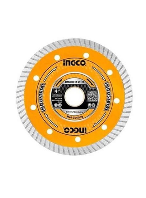 Disco Diamantado 4 1/2 115mm Corte Turbo Ingco-0