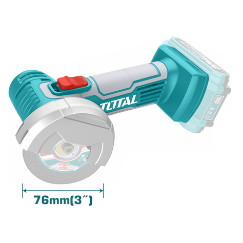 Mini Galletera Esmeril Angular 3 76mm 20v Bat+ Carg Total-1
