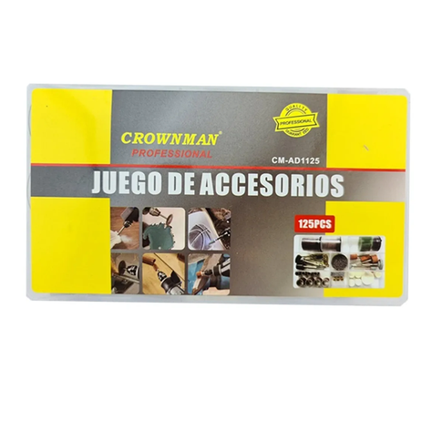 Accesorios Para minitorno Tipo Dremel 125pcs Crow-1