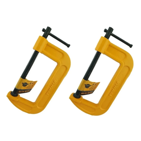 Pack 2 Prensa Tipo C 3 Pulgadas Toolmak-0