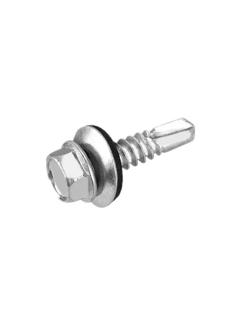 Tornillo Autoperforante C/golilla De 6.3 X 25mm 50 Und Total-0
