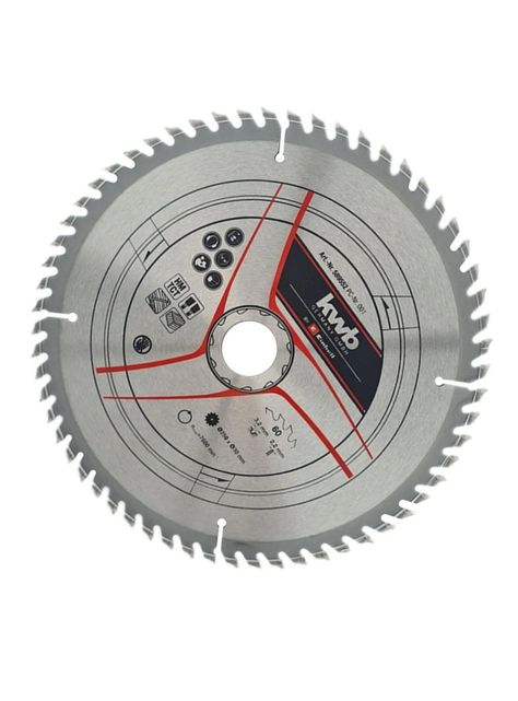 Disco Banco Sierra 250x30mm 60 Dientes Kwb 589552-1