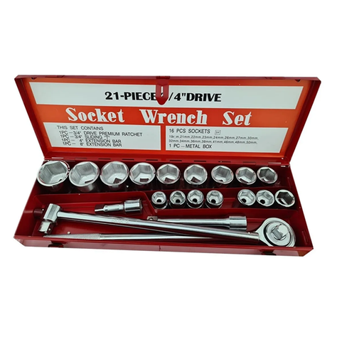 Set De Dados Chicharra Cuadrante 3/4 21 Piezas  Mk-0