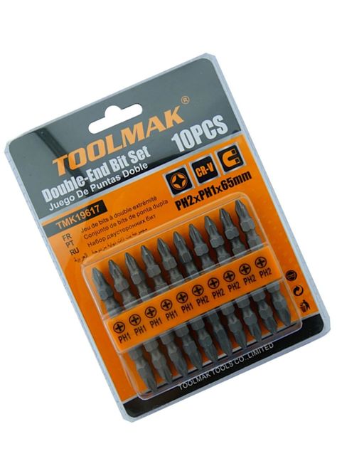 Puntas Phillips Ph2 Ph1 Doble 10 Piezas Tmk19617-1