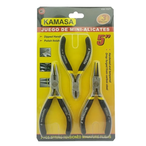 Juego De Mini Alicates 5 Pulgadas 3 Piezas Km1021-0