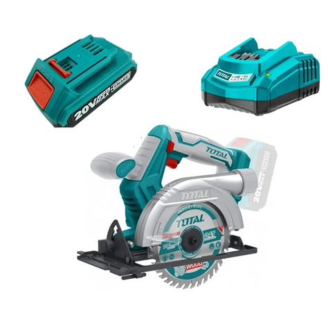 Sierra Circular 20v Bateria + Cargador Total-0