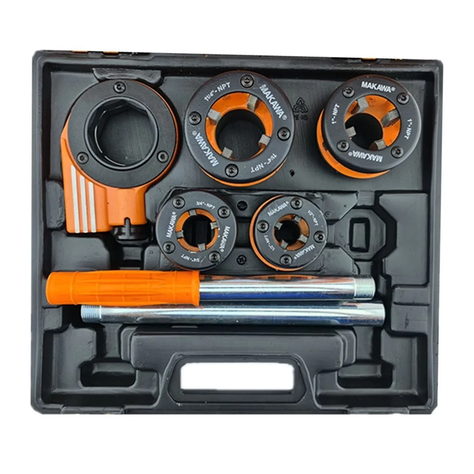 Set De Terrajas Manual Para Tubo 4 Piezas Mk0536-1
