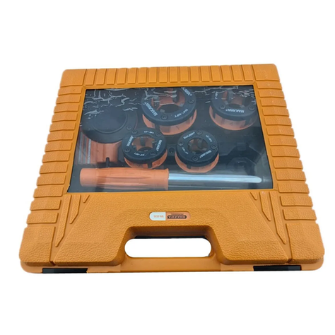 Set De Terrajas Manual Para Tubo 4 Piezas Mk0536-2
