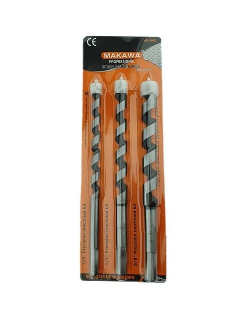 Broca Madera 3 Piezas Makawa Mk-0662-1