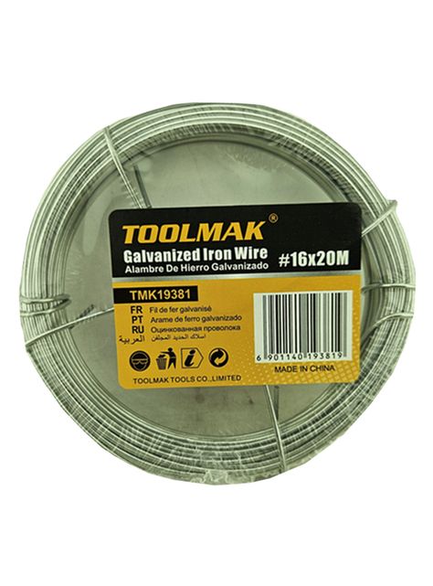 Alambre Galvanizado #16 Rollo 20mts Toolmak-0