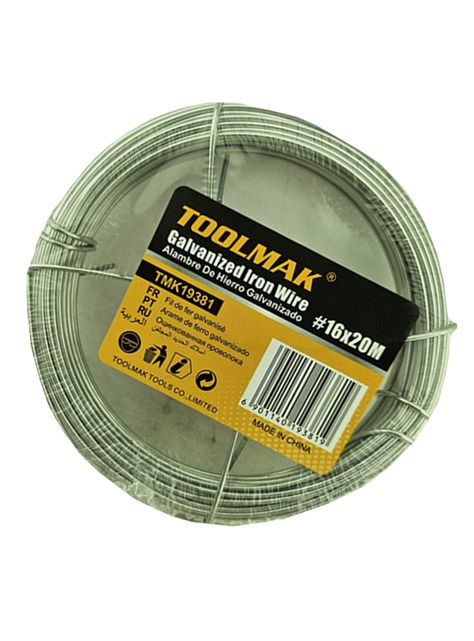 Alambre Galvanizado #16 Rollo 20mts Toolmak-1