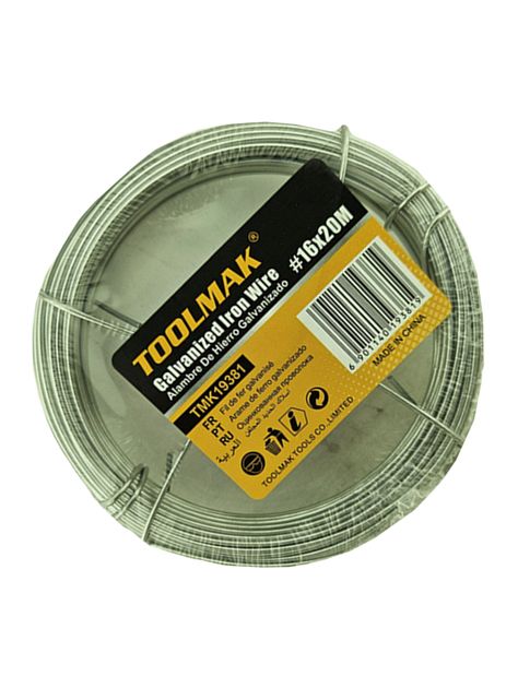 Alambre Galvanizado #16 Rollo 20mts Toolmak-2