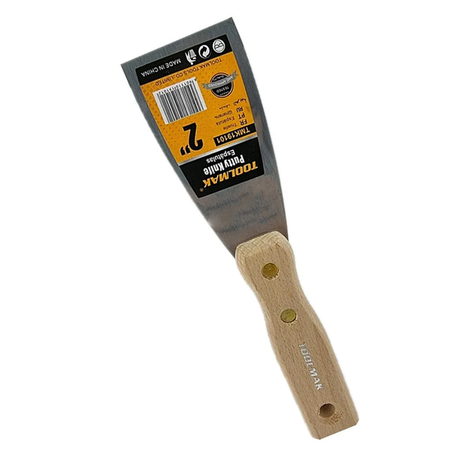 Espatula Recta Mango Madera 2 Pulgadas Toolmak-0