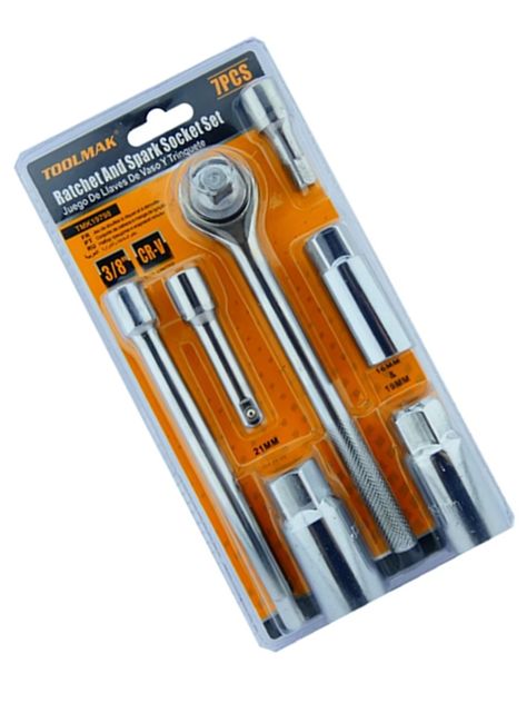 Set Juego Dados Chicharra 3/8 7 Piezas Tmk19798-1