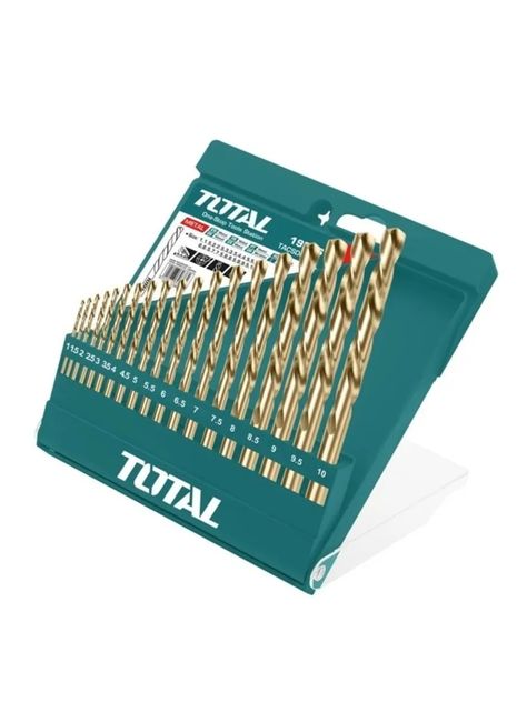 Set De Brocas Para Metal 19 Piezas Total Tacsd0195-2