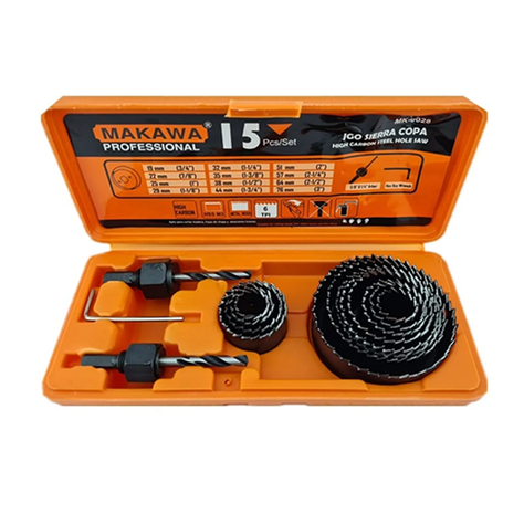 Hoja Broca Sierra Copa P/ Madera 15 Piezas Mk0028-0