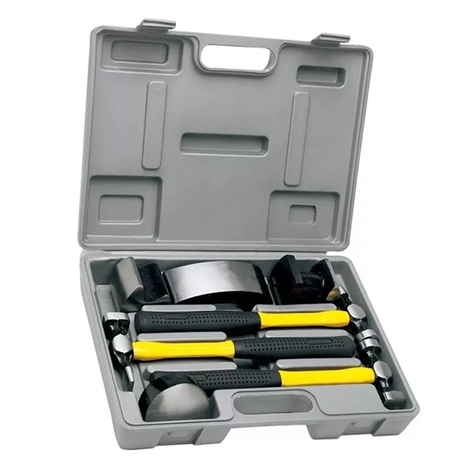 Kit Set 7 Piezas Martillos Desabolladores Crownman-0