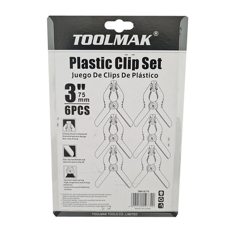 Pinzas Abrazaderas Con Resorte P/ Carpinteria Tmk-1