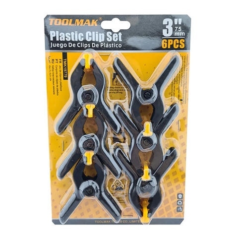 Pinzas Abrazaderas Con Resorte P/ Carpinteria Tmk-0