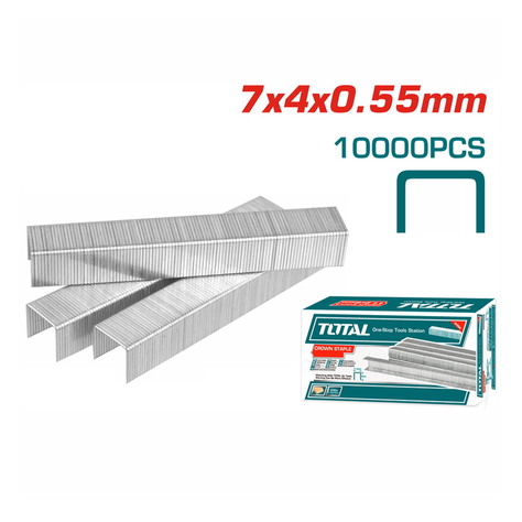Grapas Corchetes 4x0.55mm P/ Herramienta Amarra Plantas Total-1