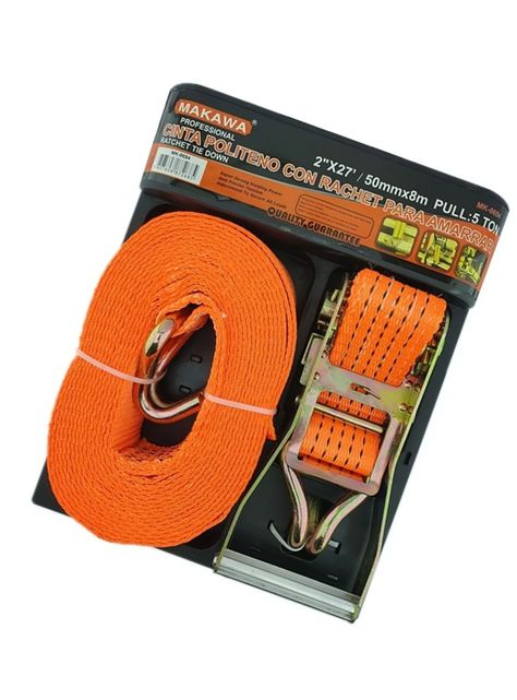 Eslinga Cinta Amarre Con Ratchet 2 Pulg X 27 Ft Mk-2