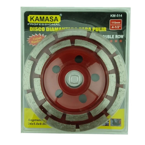 Disco Diamantado Para Pulir Segmentado 115mm Km514-1