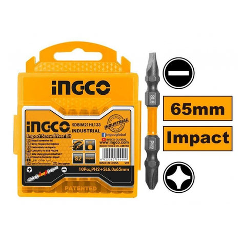 Set Puntas Phillips Y Paleta Doble Impacto 10 Pcs-1