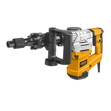 Martillo Demoledor Cincelador 1300w 6kg Ingco-0