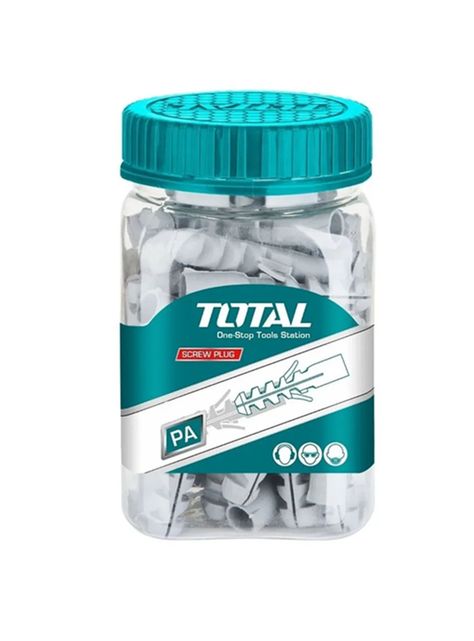 Tarugo Nylon 6mm Plástico Con Tope 200 Unds Total-1