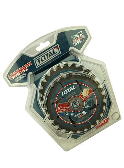 Pack 2 Hoja Disco Sierra Circular 5 1/2 24 Dientes Total-1