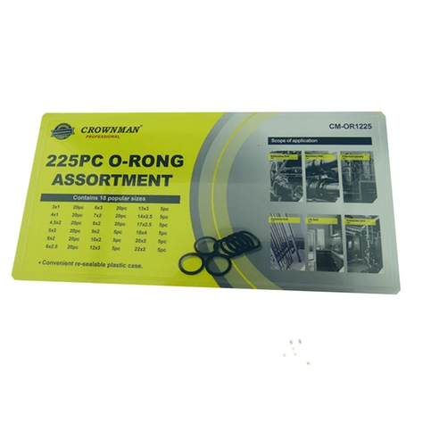 Orrines O-ring Universales 225 Pcs Milimetro Crow-1